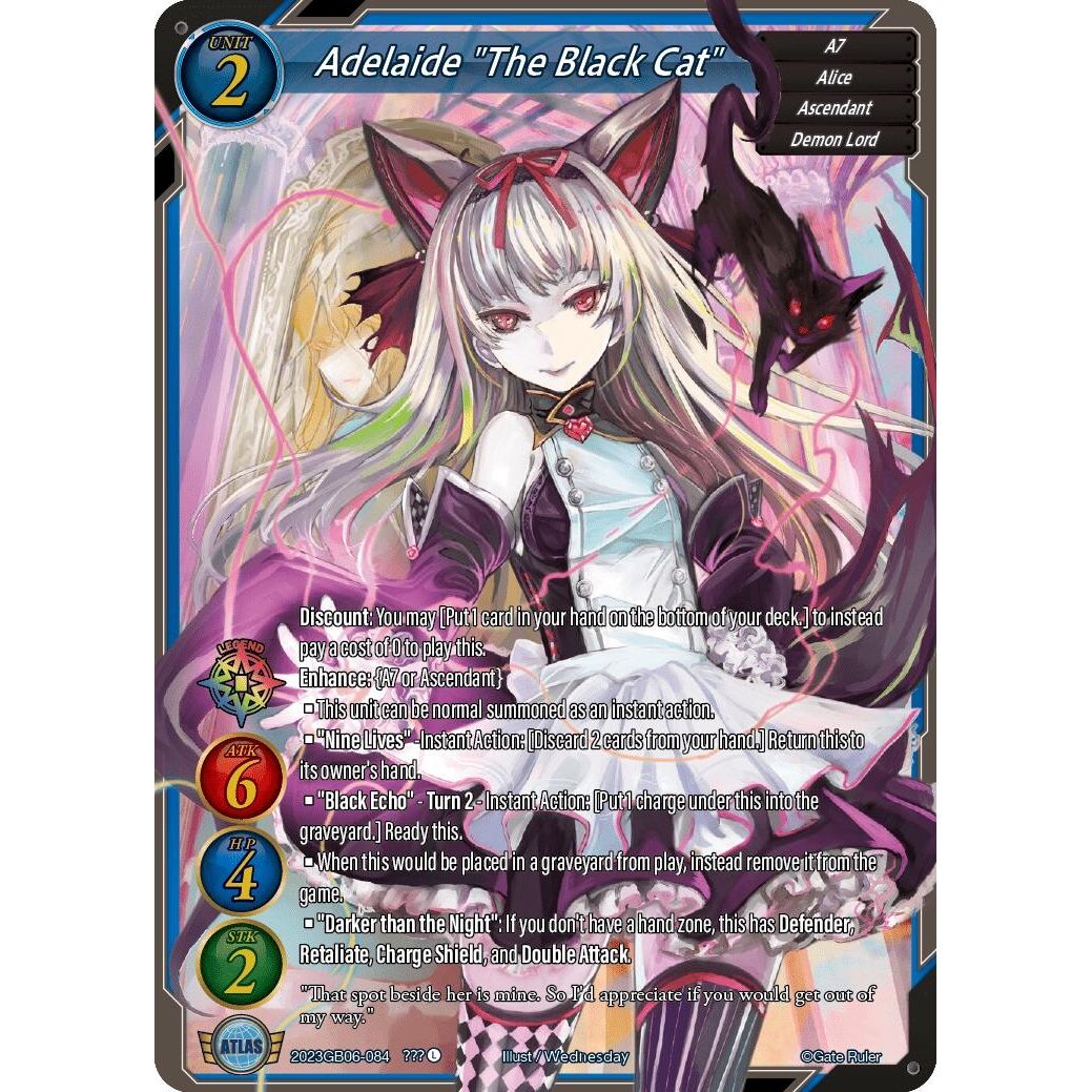 Image for Adelaide "The Black Cat" (2023GB06-084) - Gate Ruler