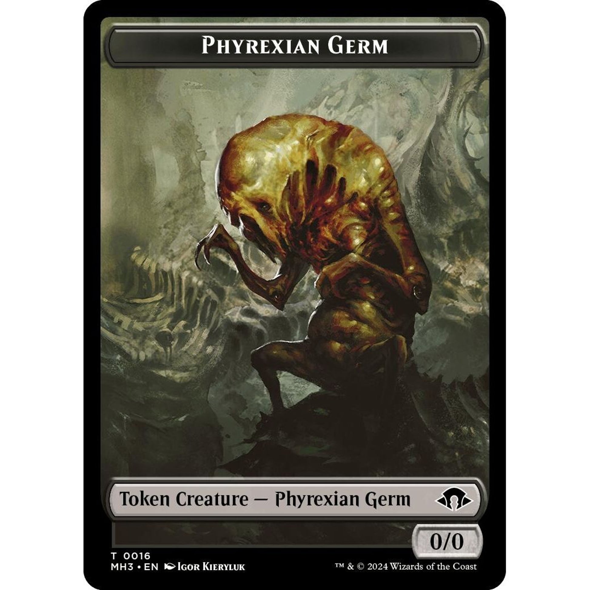 Image for Phyrexian Germ // Plant Double-Sided Token (16 // 26) (MH3) - Magic: The Gathering