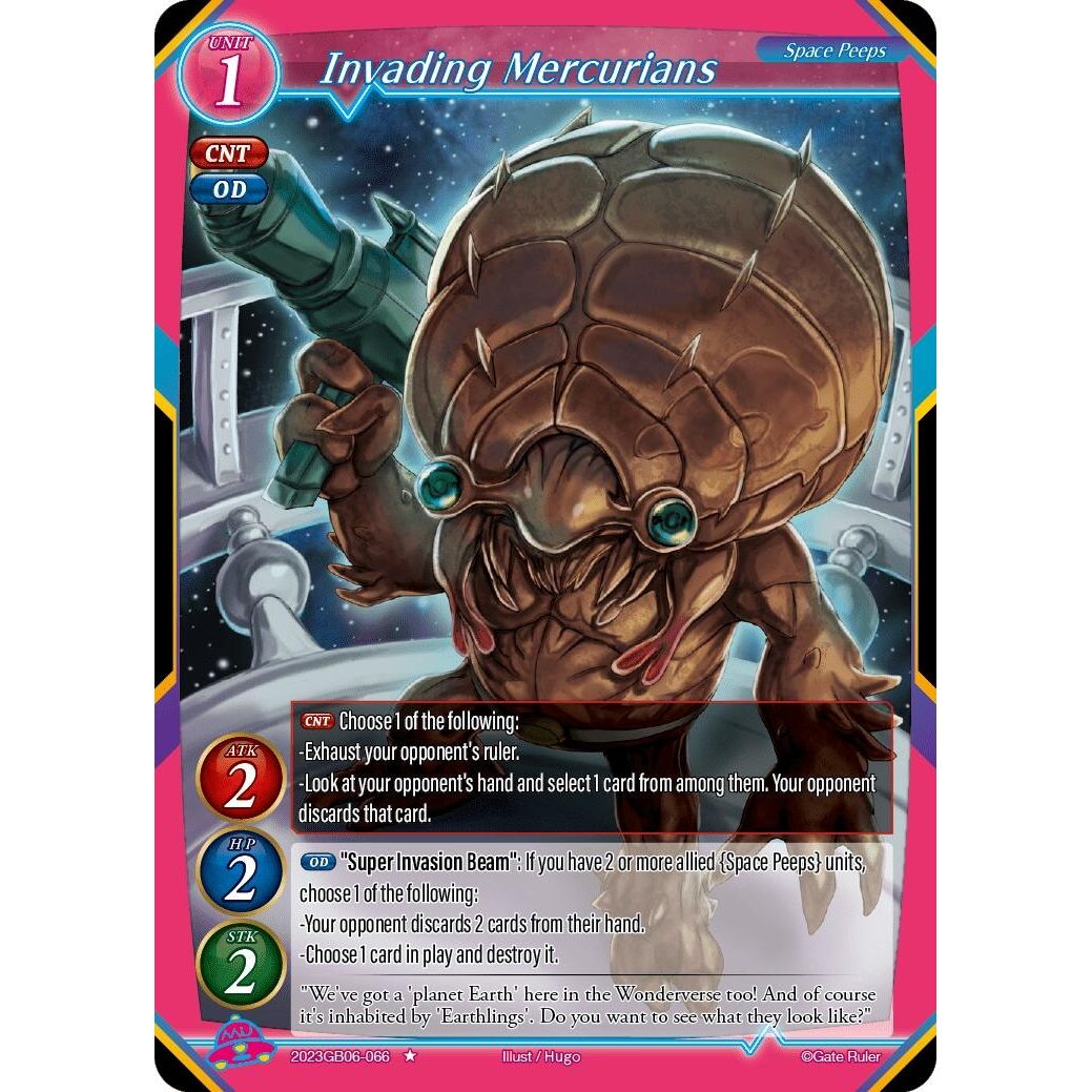 Image for Invading Mercurians (2023GB06-066) - Gate Ruler