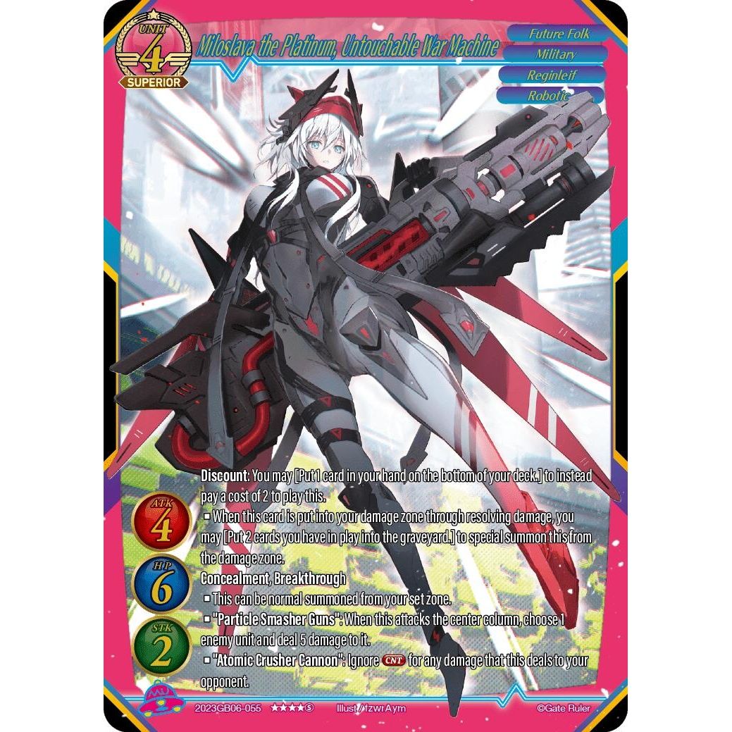 Image for Miloslava the Platinum, Untouchable War Machine (2023GB06-055) - Gate Ruler