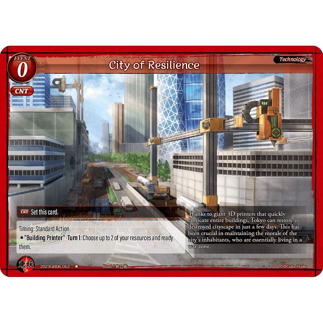 Image for City of Resilience (2023GB06-053) - Gate Ruler