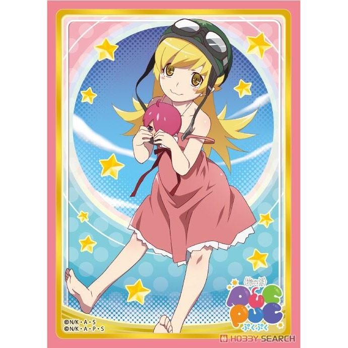 Image for Broccoli Character Sleeve: Monogatari Series Puku Puku - Shinobu Oshino (80 pack) - Card Sleeves