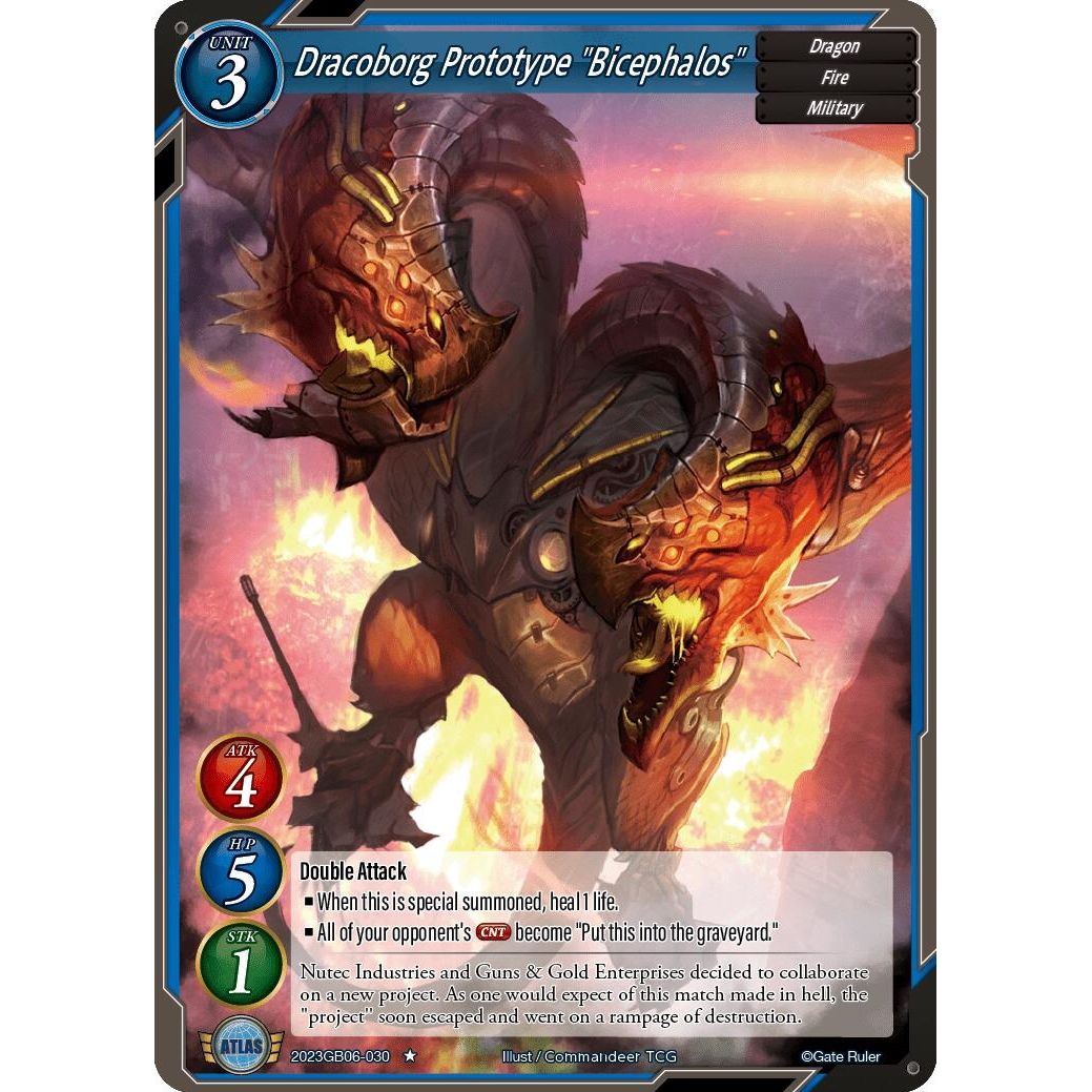 Image for Dracoborg Prototype "Bicephalos" (2023GB06-030) - Gate Ruler