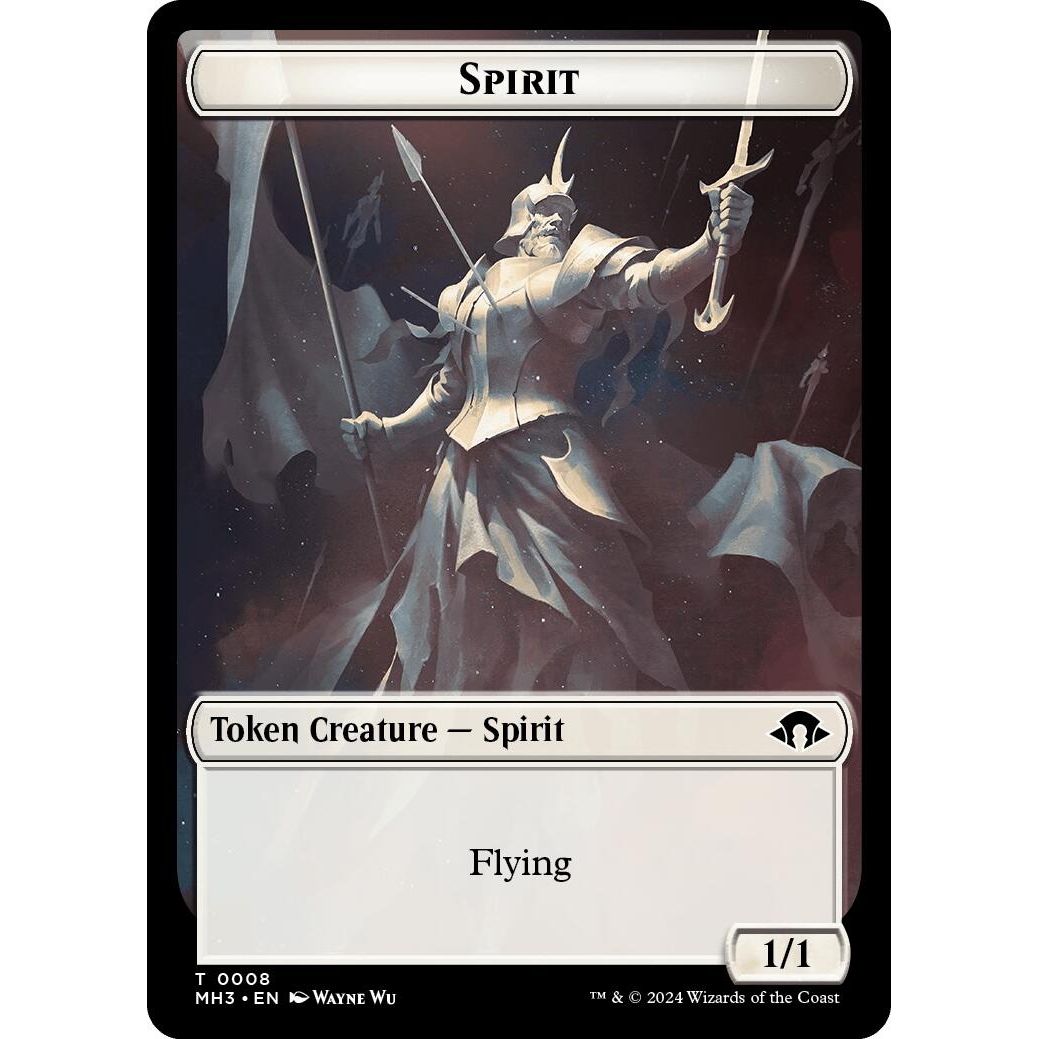 Image for Spirit Token (0008) (8) (MH3) - Magic: The Gathering