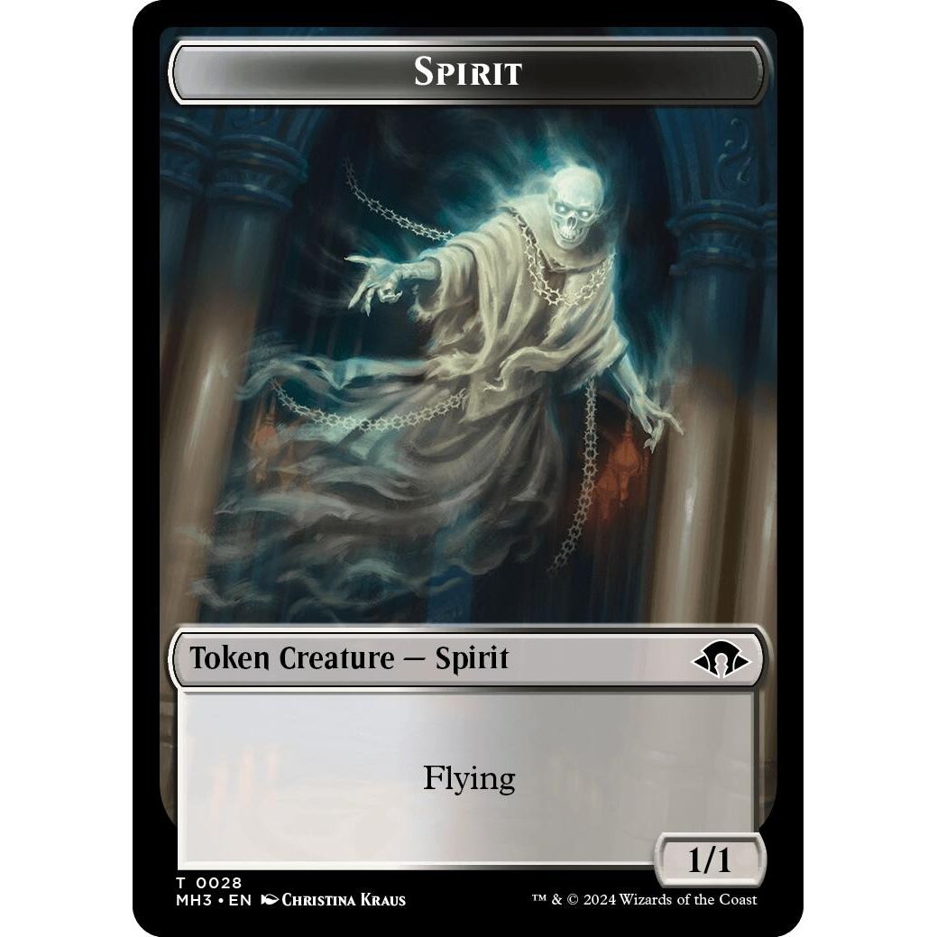 Image for Spirit Token (0028) (28) (MH3) - Magic: The Gathering