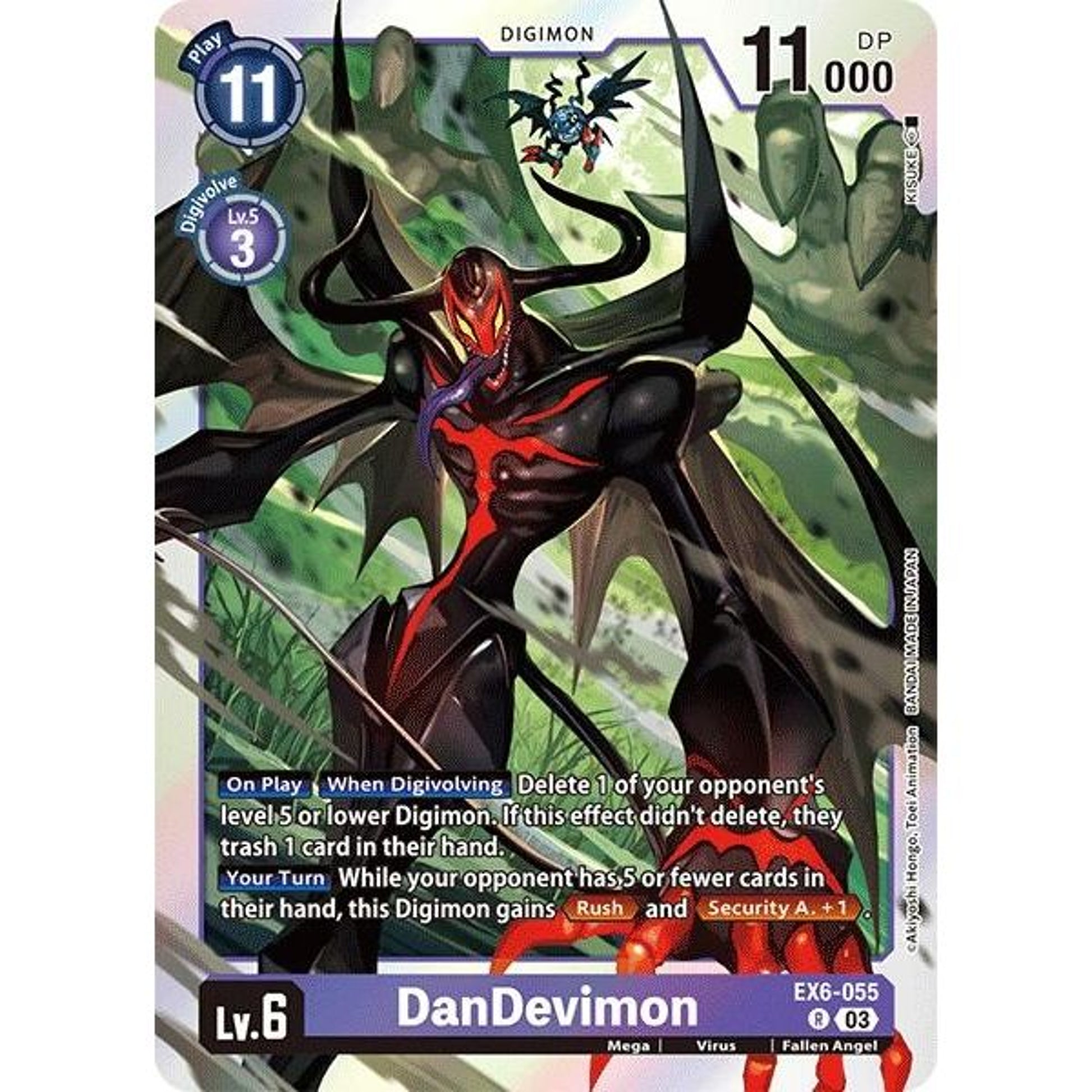 Image for DanDevimon (EX6-055 R) (EX06) - Digimon Card Game