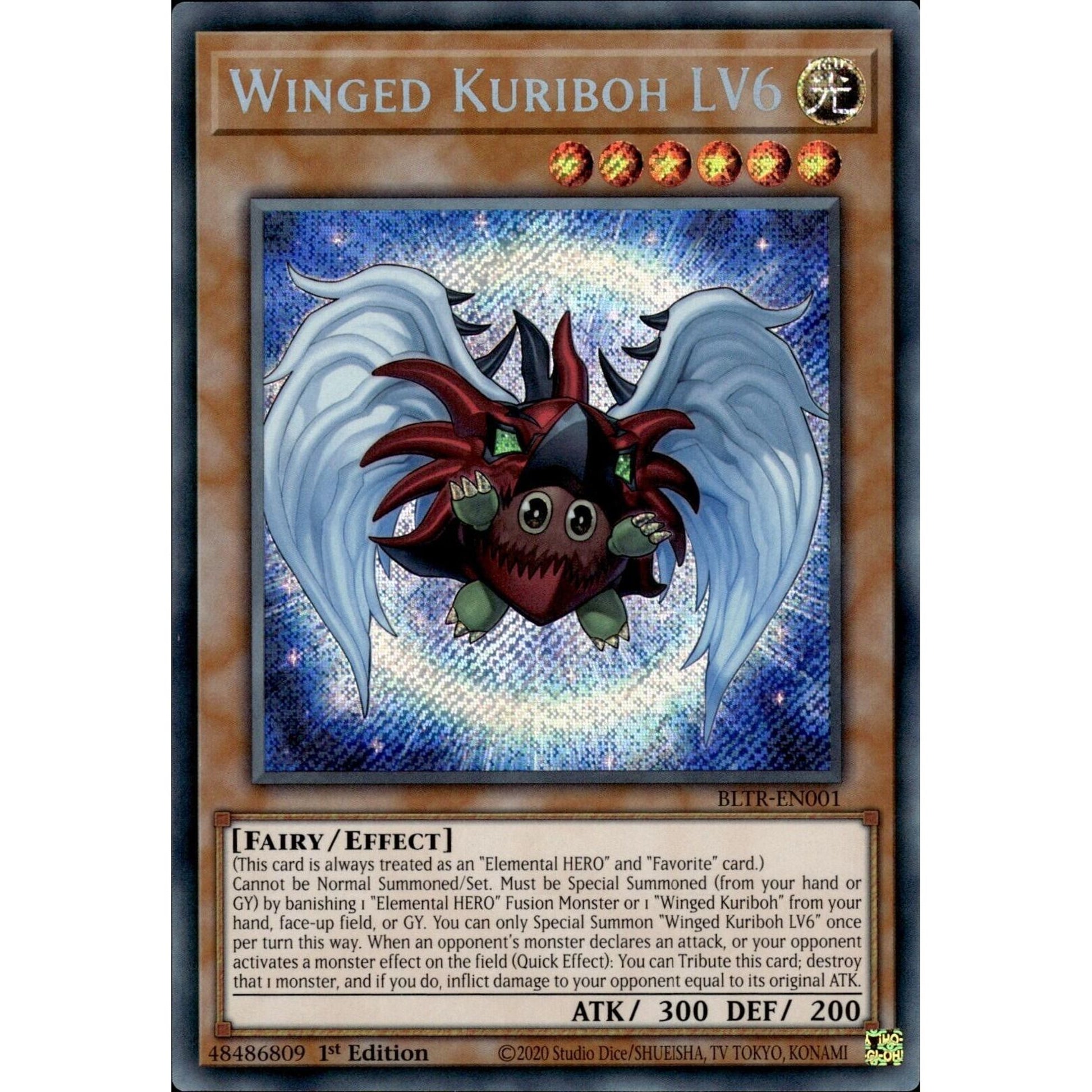 Image for Winged Kuriboh LV6 (BLTR-EN001) (BLTR) - YuGiOh