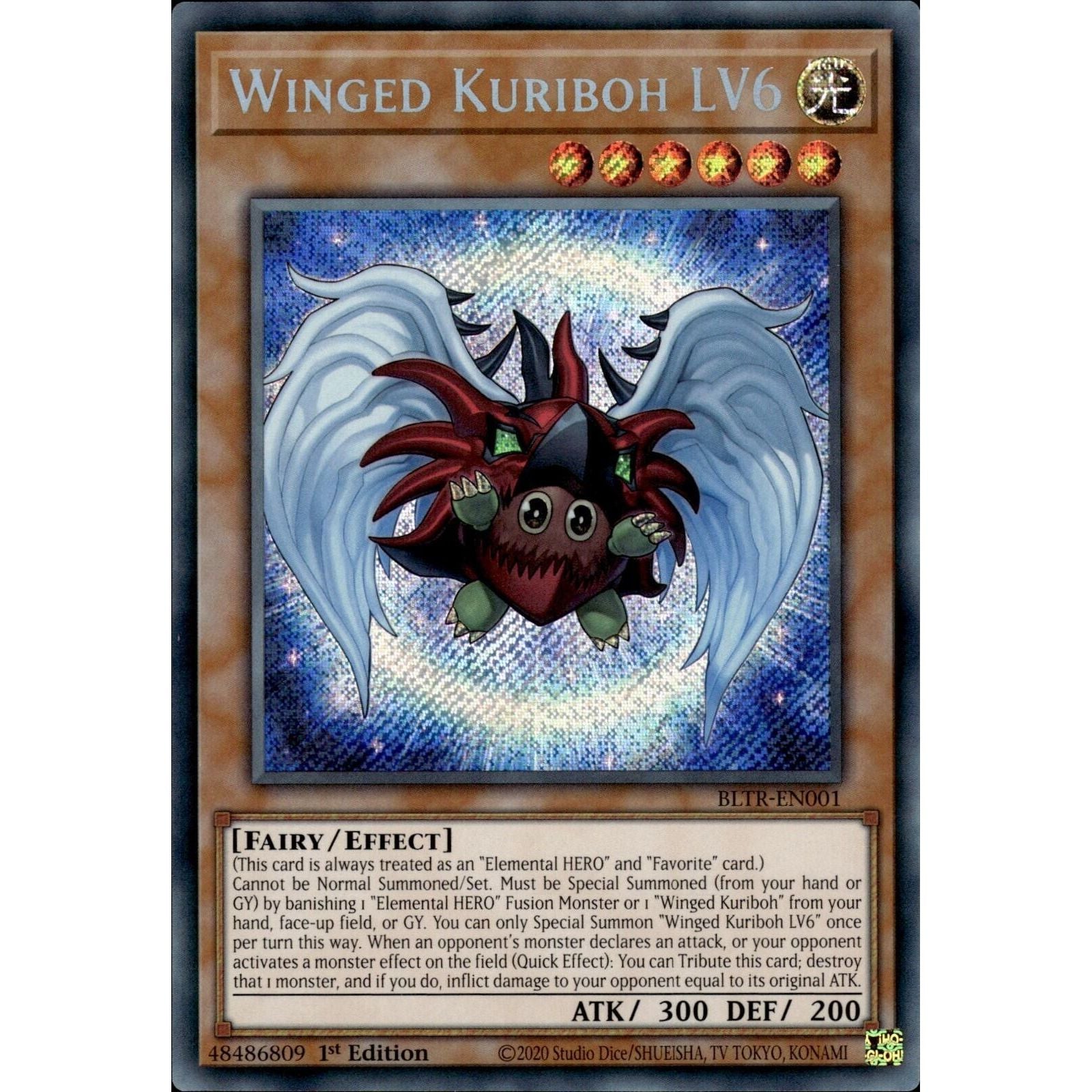 Image for Winged Kuriboh LV6 (BLTR-EN001) (BLTR) - YuGiOh