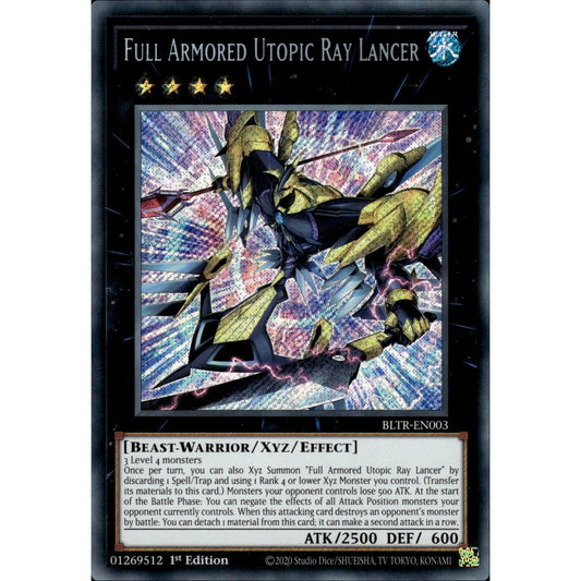 Image for Full Armored Utopic Ray Lancer (BLTR-EN003) (BLTR) - YuGiOh