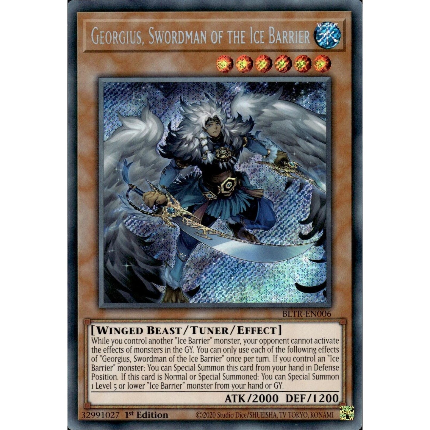 Image for Georgius, Swordman of the Ice Barrier (BLTR-EN006) (BLTR) - YuGiOh