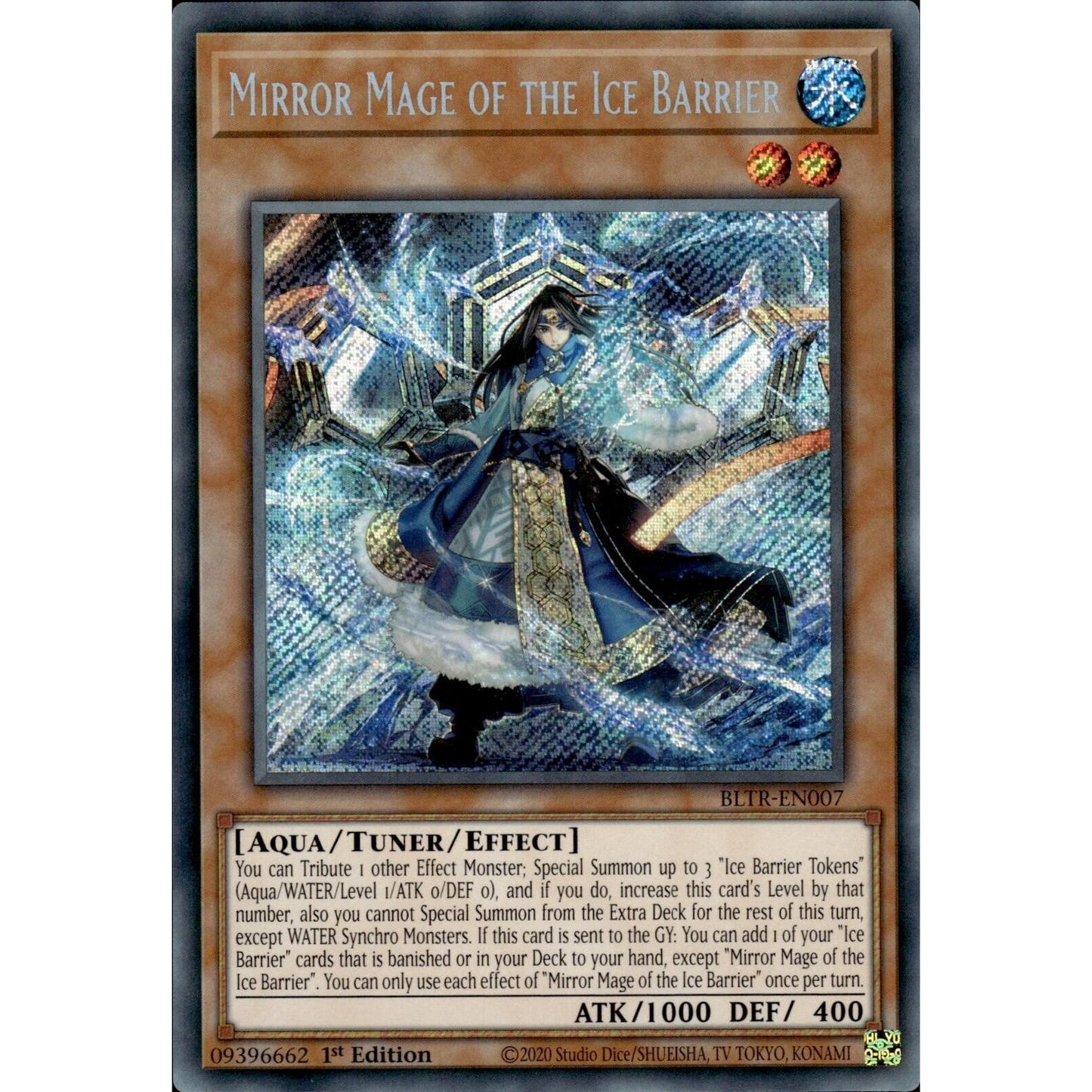 Image for Mirror Mage of the Ice Barrier (BLTR-EN007) (BLTR) - YuGiOh