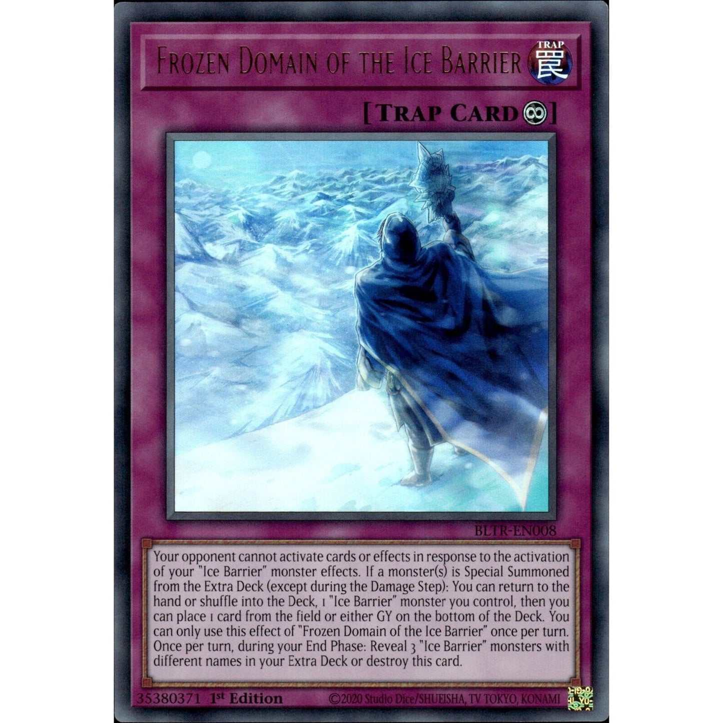 Image for Frozen Domain of the Ice Barrier (BLTR-EN008) (BLTR) - YuGiOh