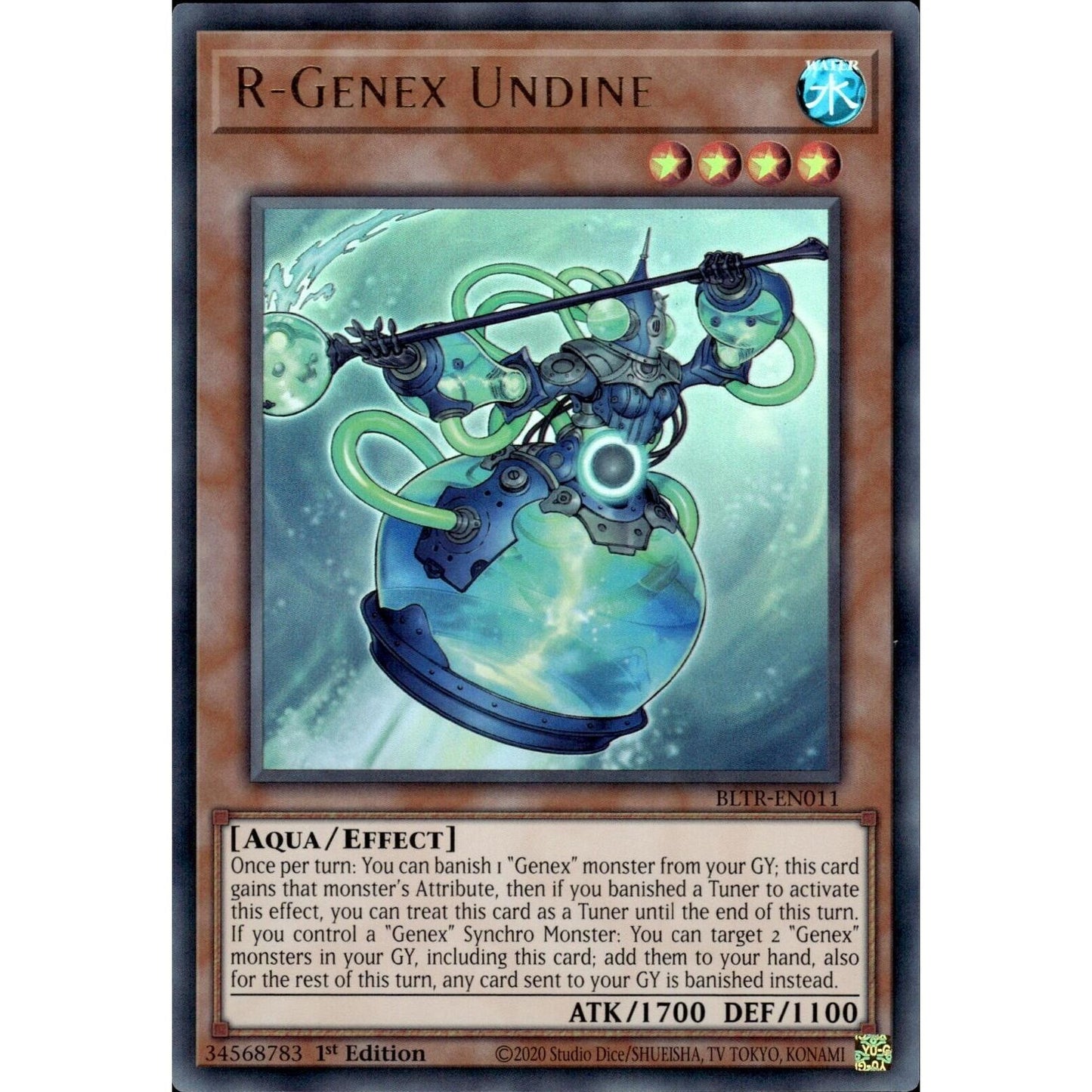 Image for R-Genex Undine (BLTR-EN011) (BLTR) - YuGiOh