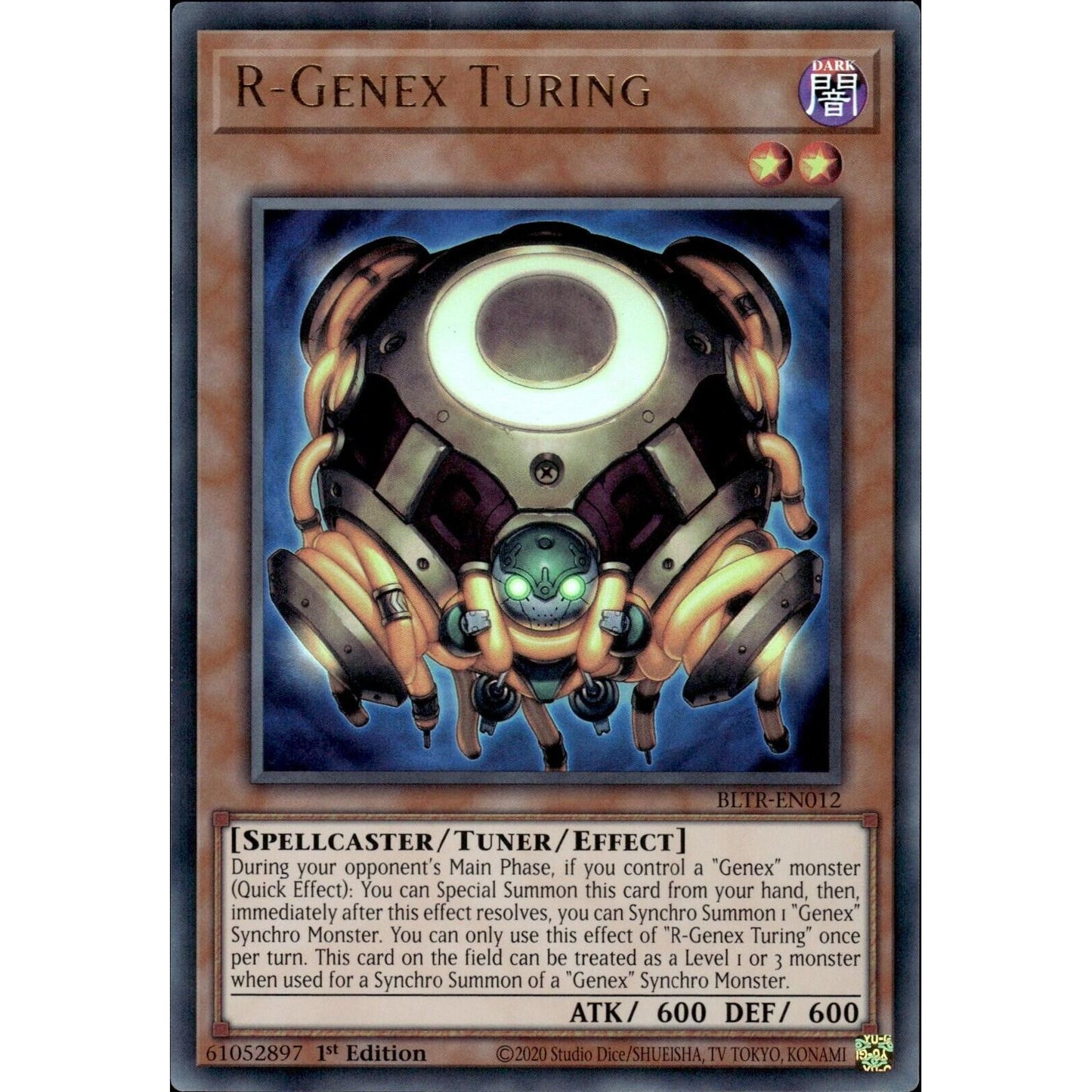 Image for R-Genex Turing (BLTR-EN012) (BLTR) - YuGiOh