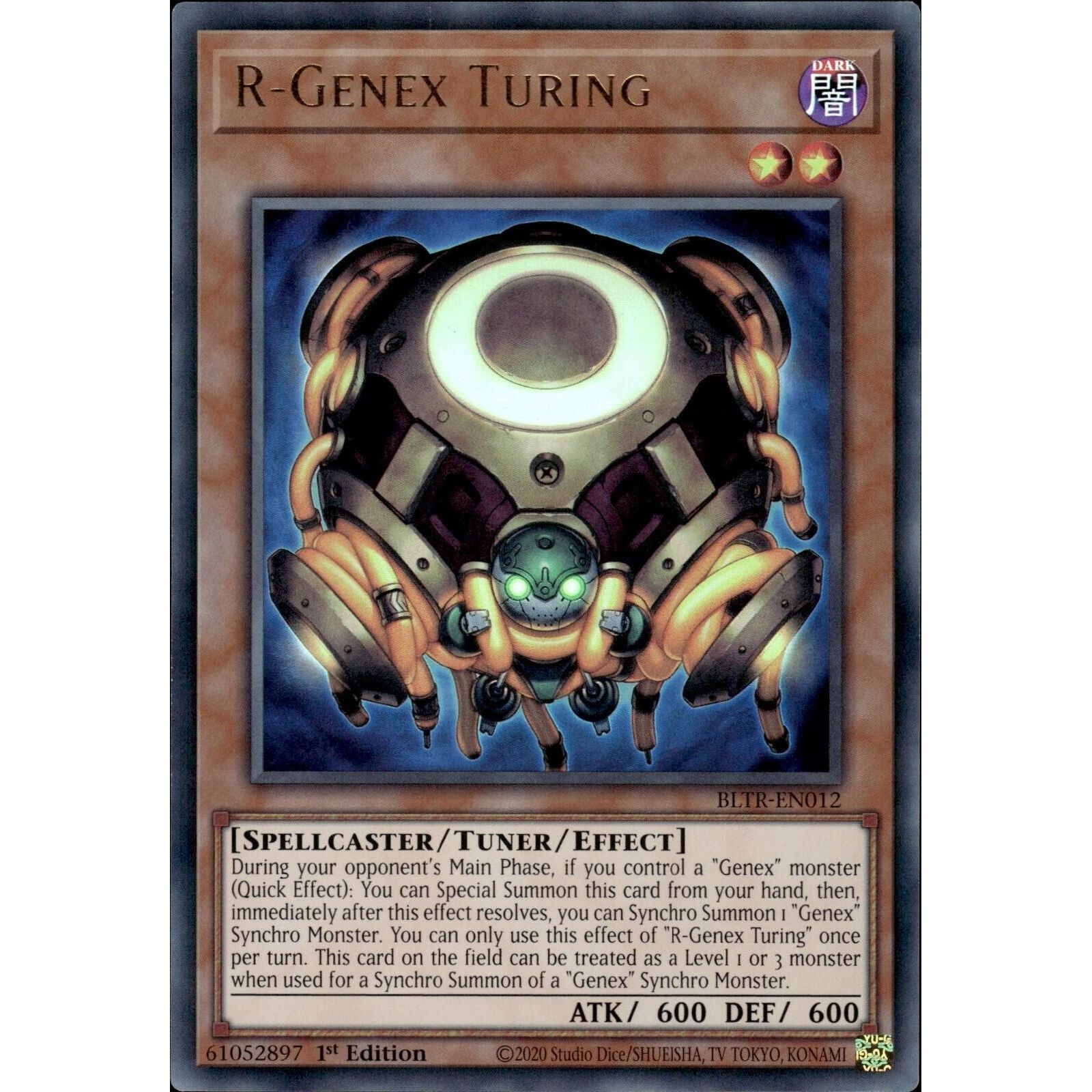Image for R-Genex Turing (BLTR-EN012) (BLTR) - YuGiOh
