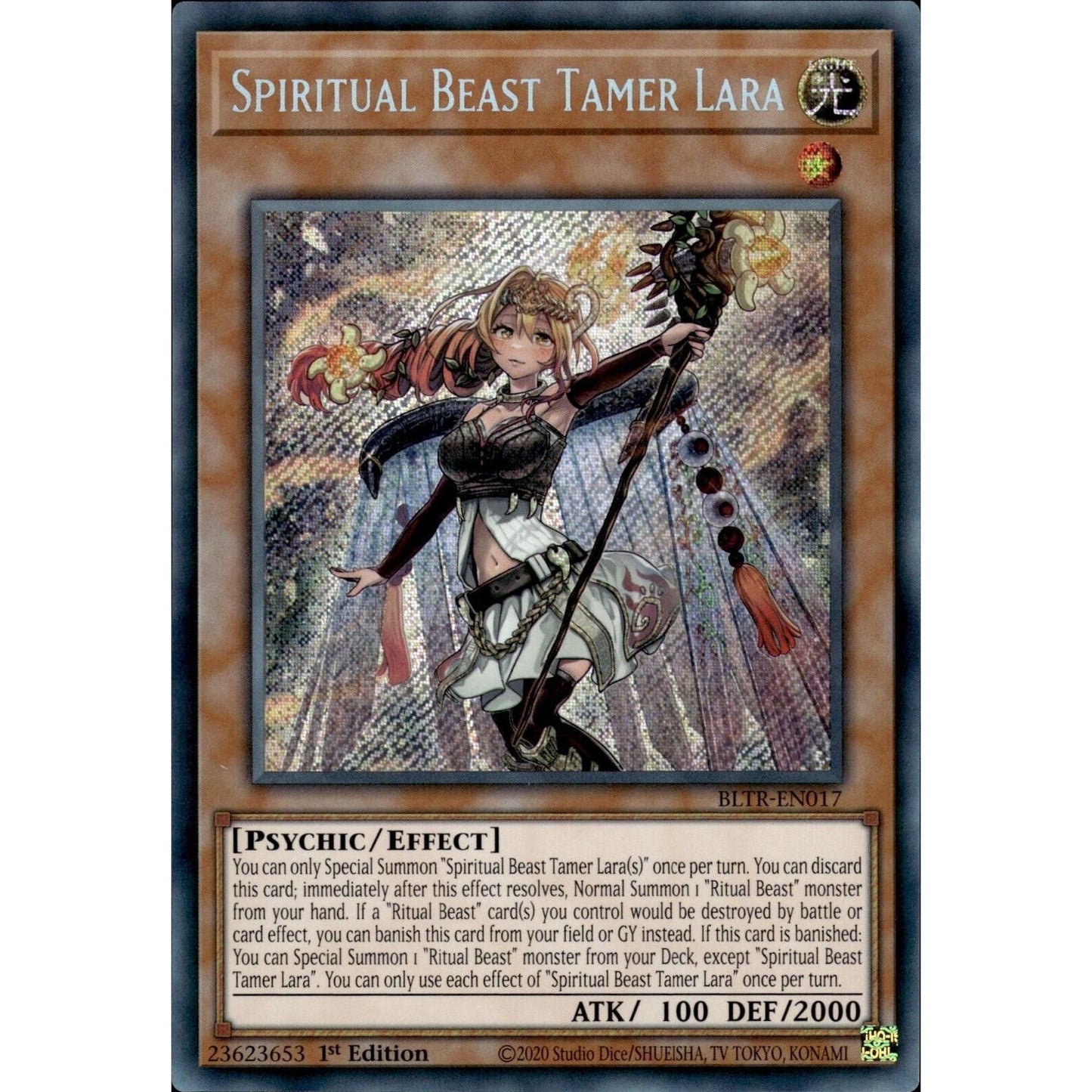 Image for Spiritual Beast Tamer Lara (BLTR-EN017) (BLTR) - YuGiOh