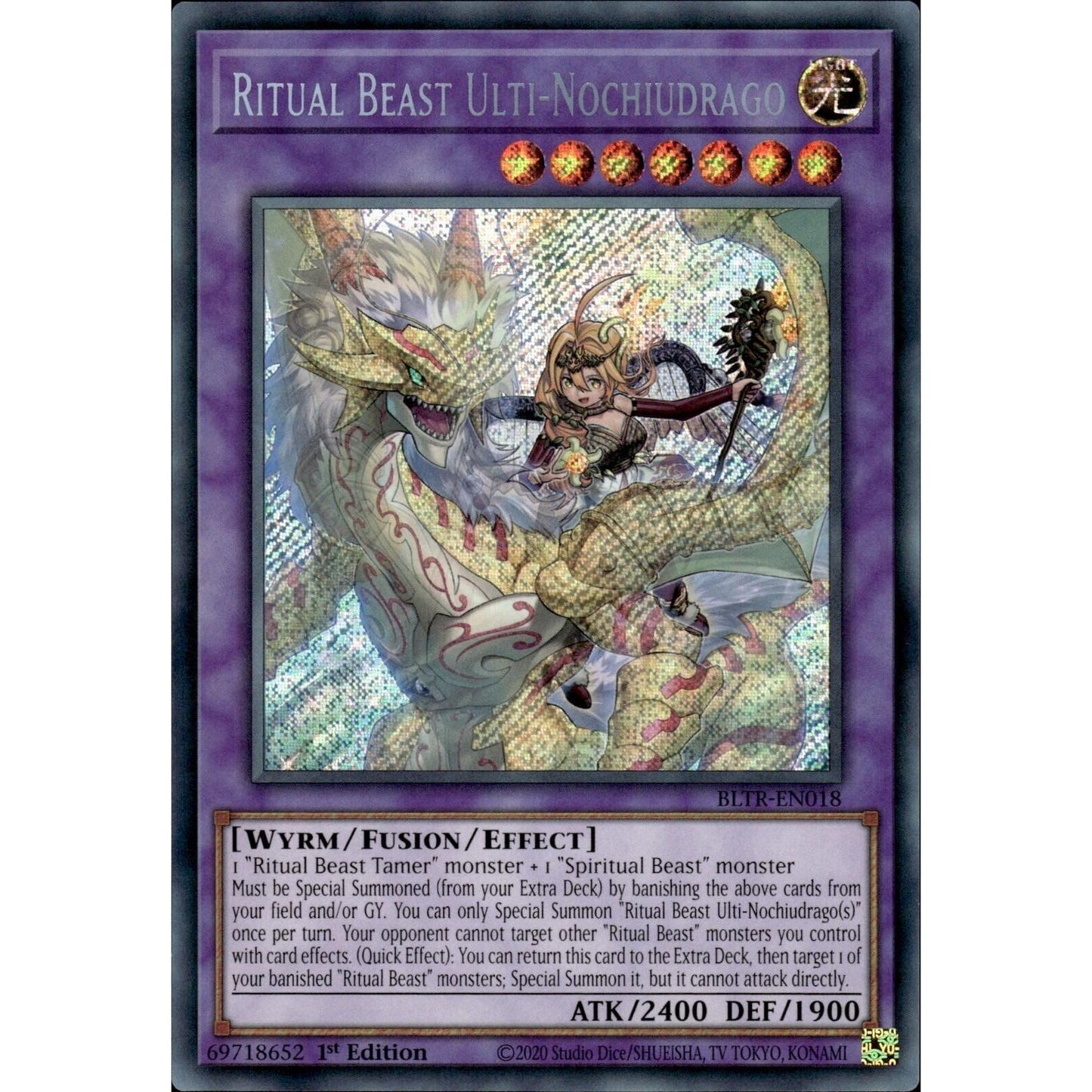 Image for Ritual Beast Ulti-Nochiudrago (BLTR-EN018) (BLTR) - YuGiOh