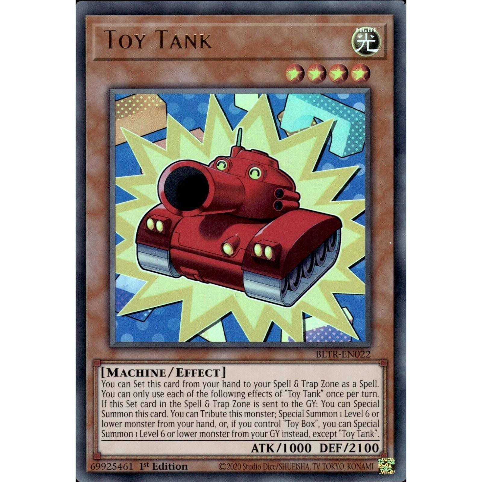Image for Toy Tank (BLTR-EN022) (BLTR) - YuGiOh
