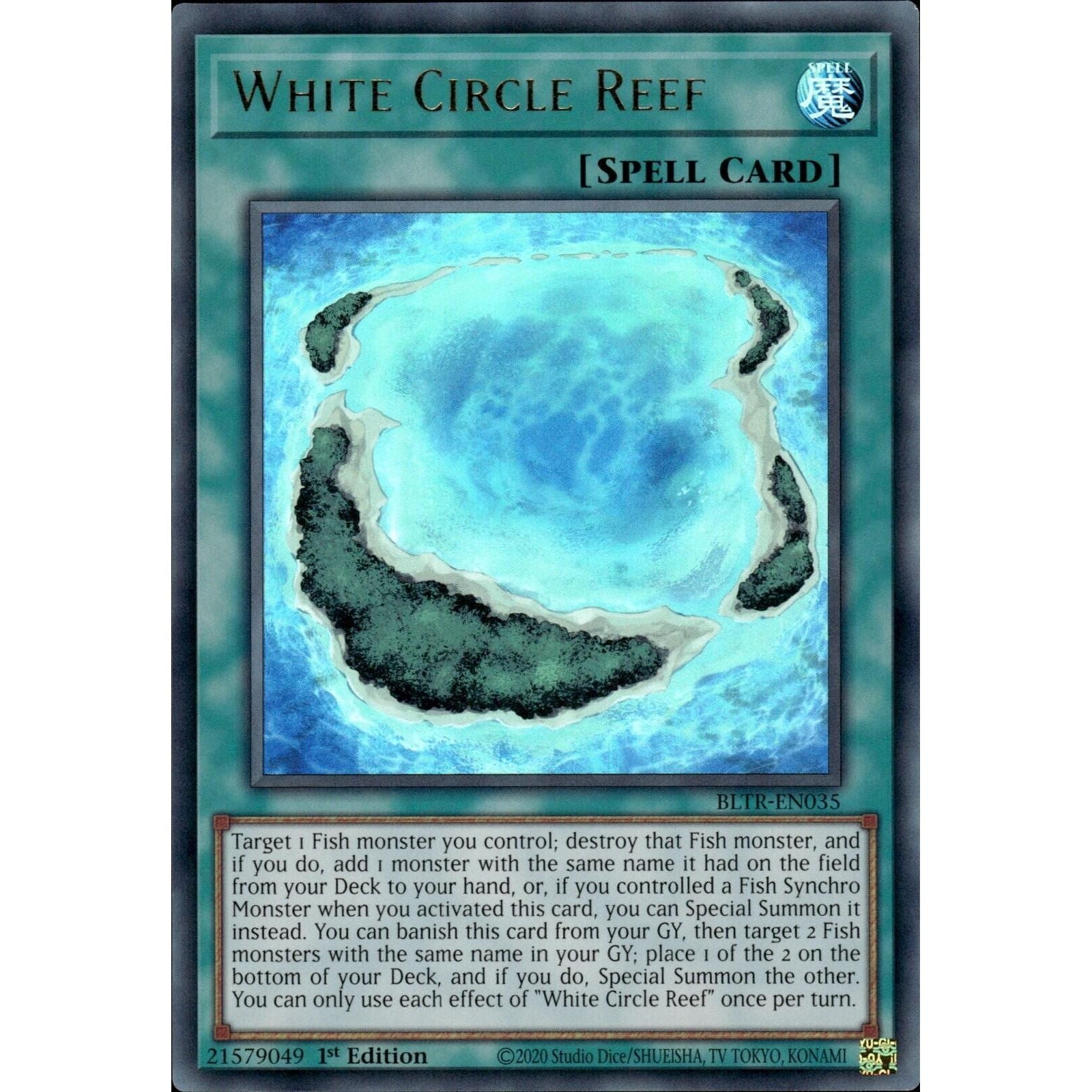 Image for White Circle Reef (BLTR-EN035) (BLTR) - YuGiOh