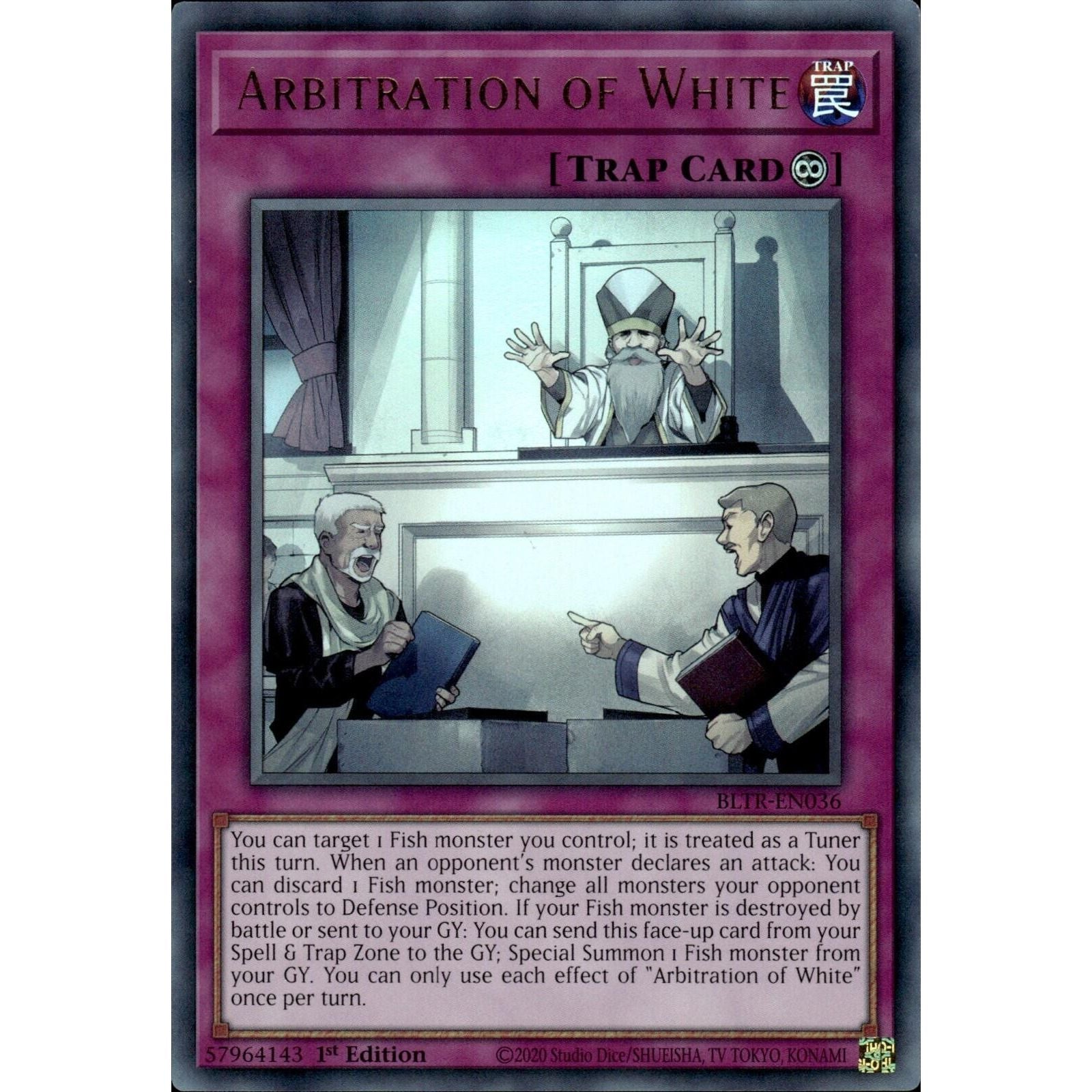 Image for Arbitration of White (BLTR-EN036) (BLTR) - YuGiOh