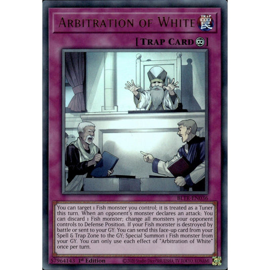 Image for Arbitration of White (BLTR-EN036) (BLTR) - YuGiOh