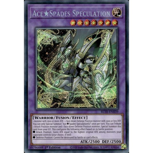 Image for Ace Spades Speculation (BLTR-EN039) (BLTR) - YuGiOh