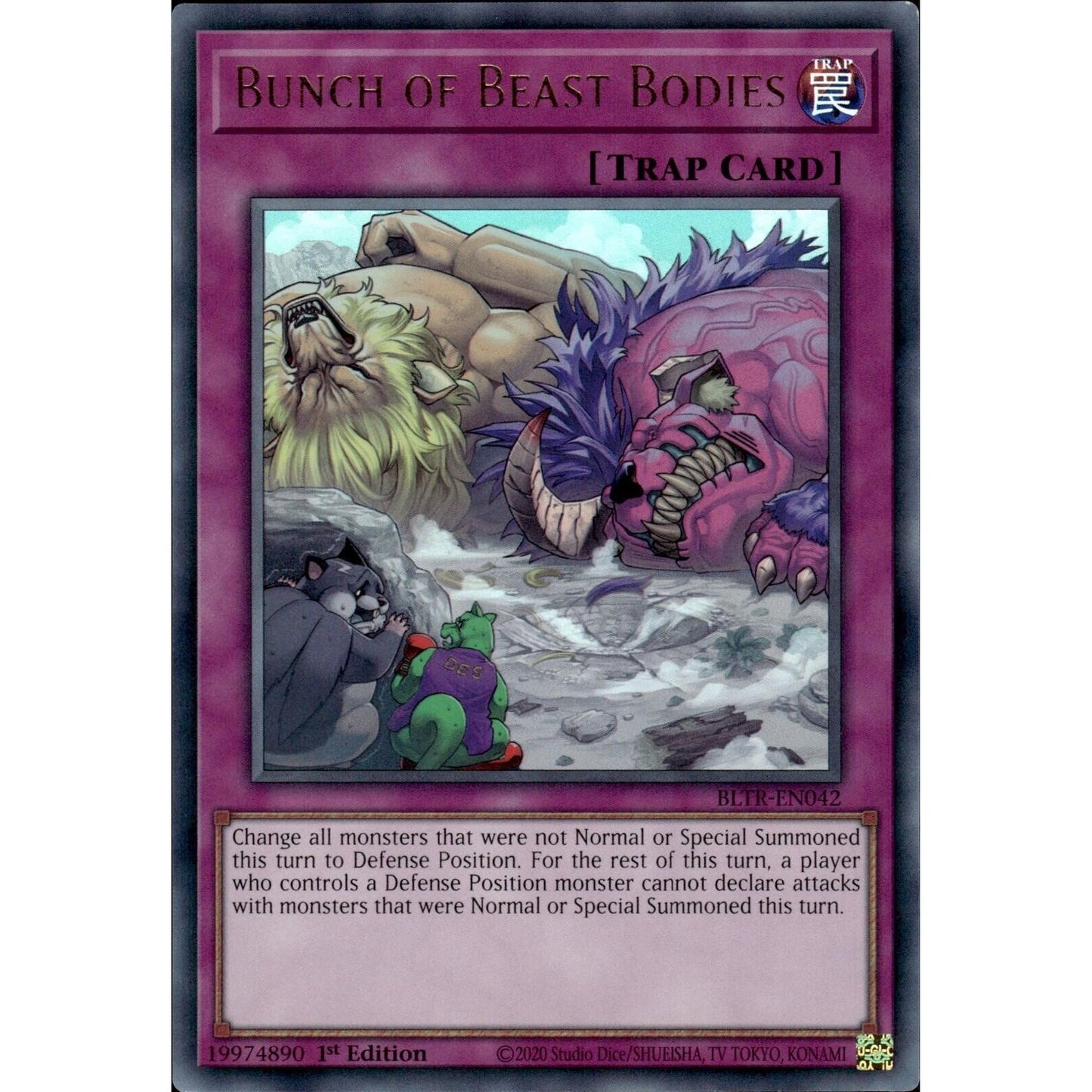 Image for Bunch of Beast Bodies (BLTR-EN042) (BLTR) - YuGiOh