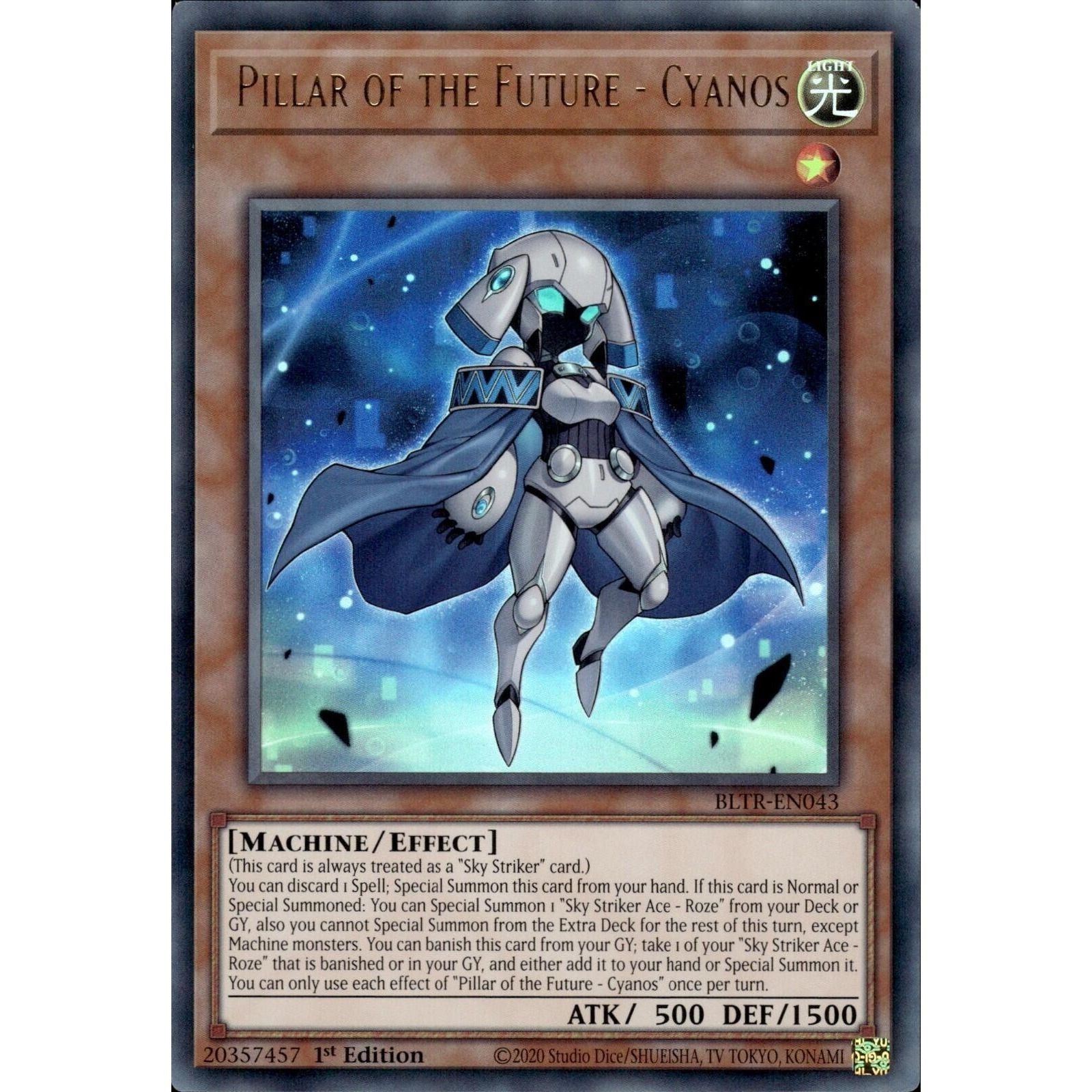 Image for Pillar of the Future - Cyanos (BLTR-EN043) (BLTR) - YuGiOh