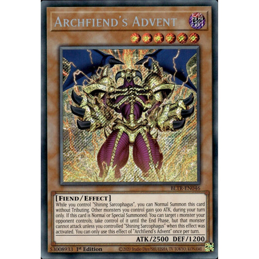 Image for Archfiend's Advent (BLTR-EN046) (BLTR) - YuGiOh