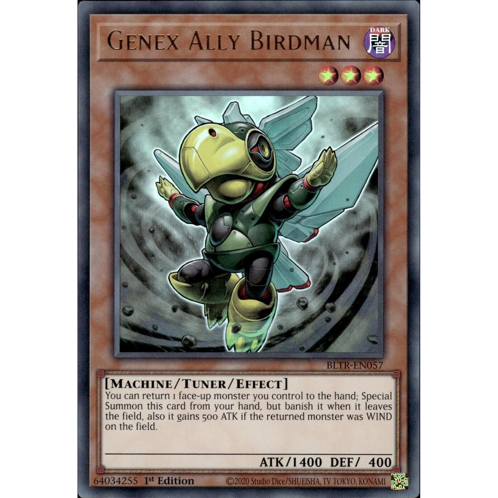 Image for Genex Ally Birdman (BLTR-EN057) (BLTR) - YuGiOh