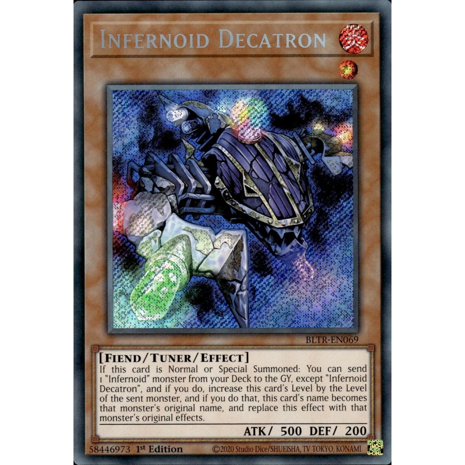 Image for Infernoid Decatron (BLTR-EN069) (BLTR) - YuGiOh