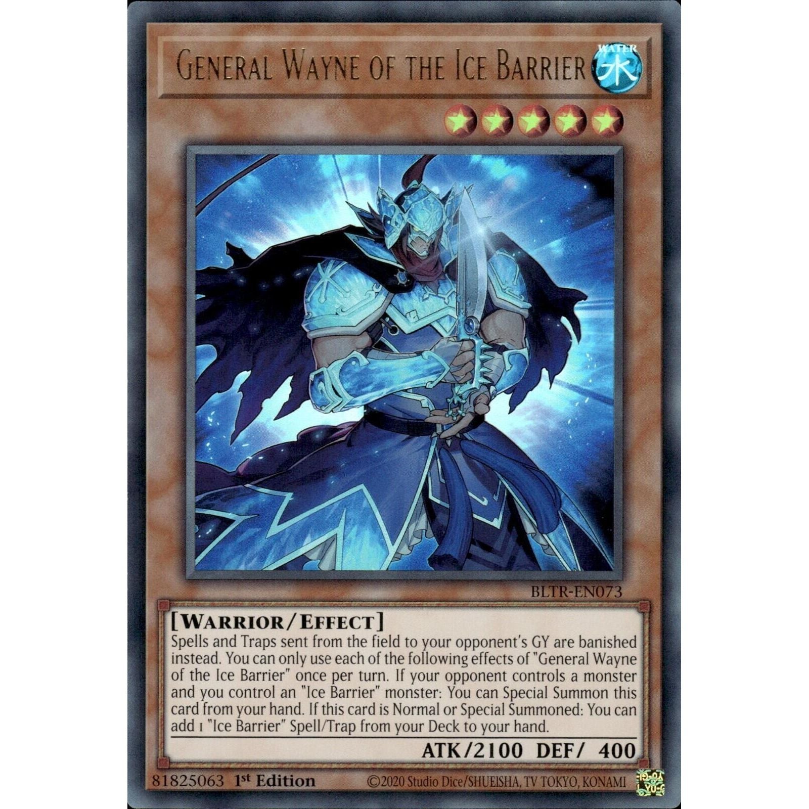 Image for General Wayne of the Ice Barrier (BLTR-EN073) (BLTR) - YuGiOh