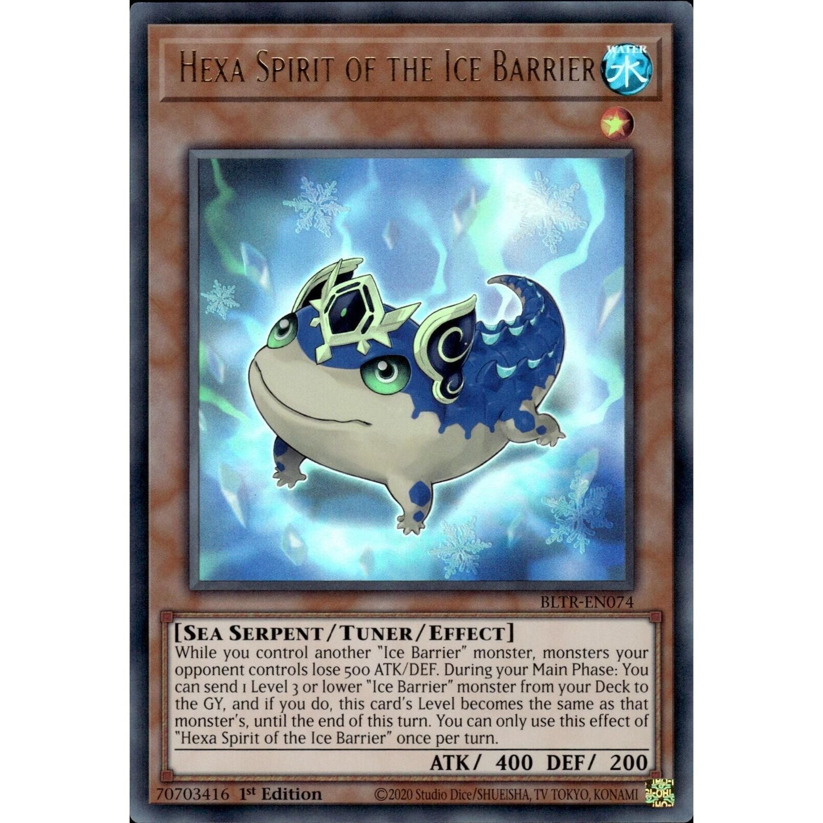 Image for Hexa Spirit of the Ice Barrier (BLTR-EN074) (BLTR) - YuGiOh