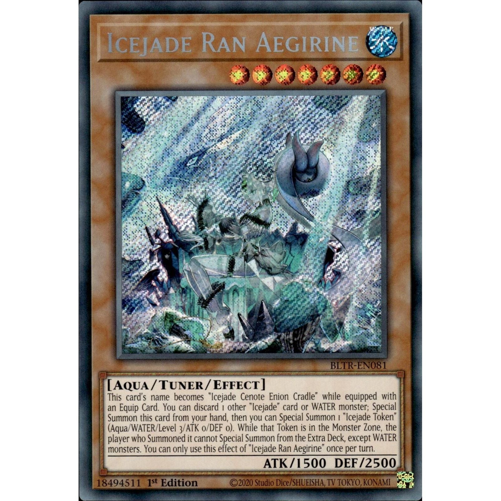 Image for Icejade Ran Aegirine (BLTR-EN081) (BLTR) - YuGiOh