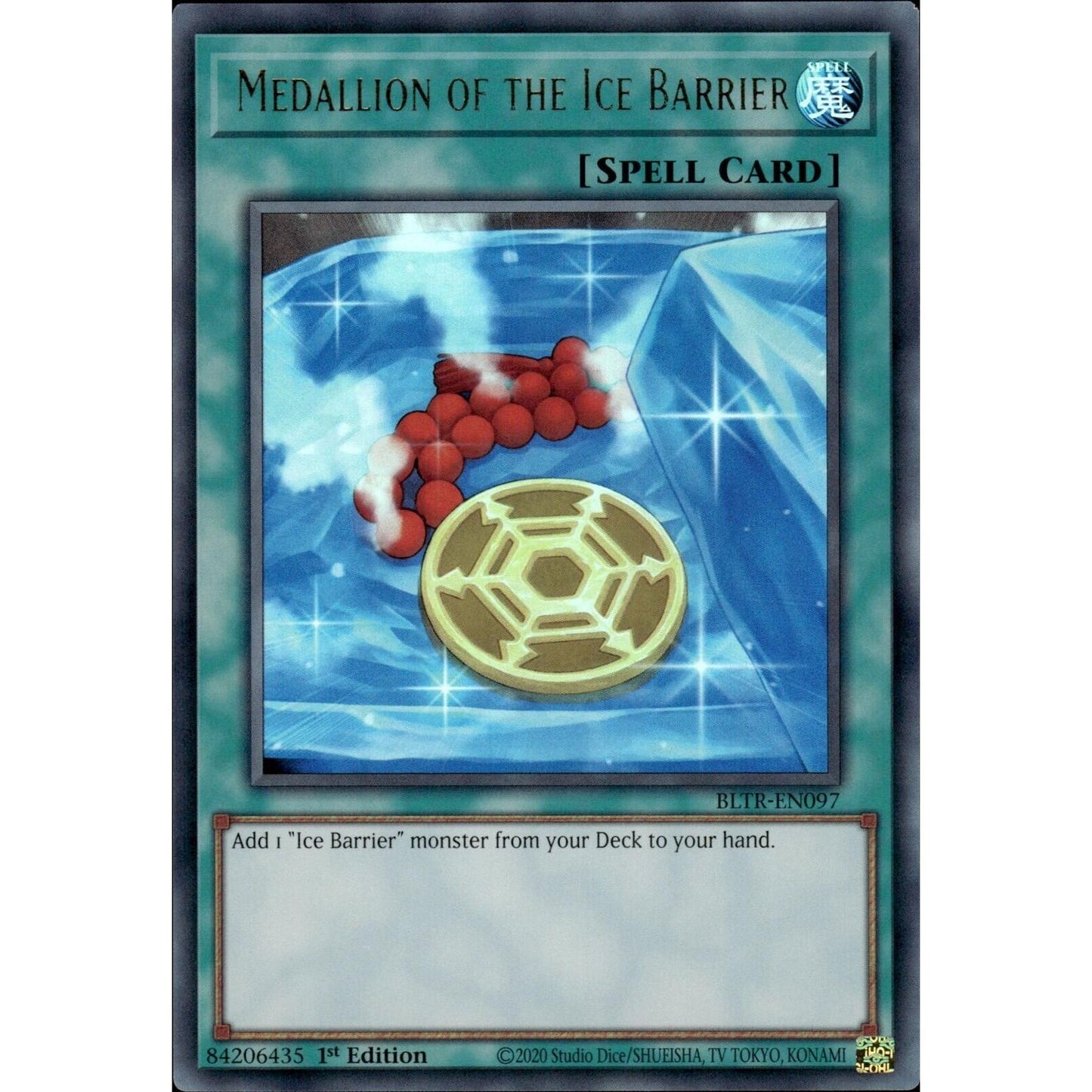Image for Medallion of the Ice Barrier (BLTR-EN097) (BLTR) - YuGiOh