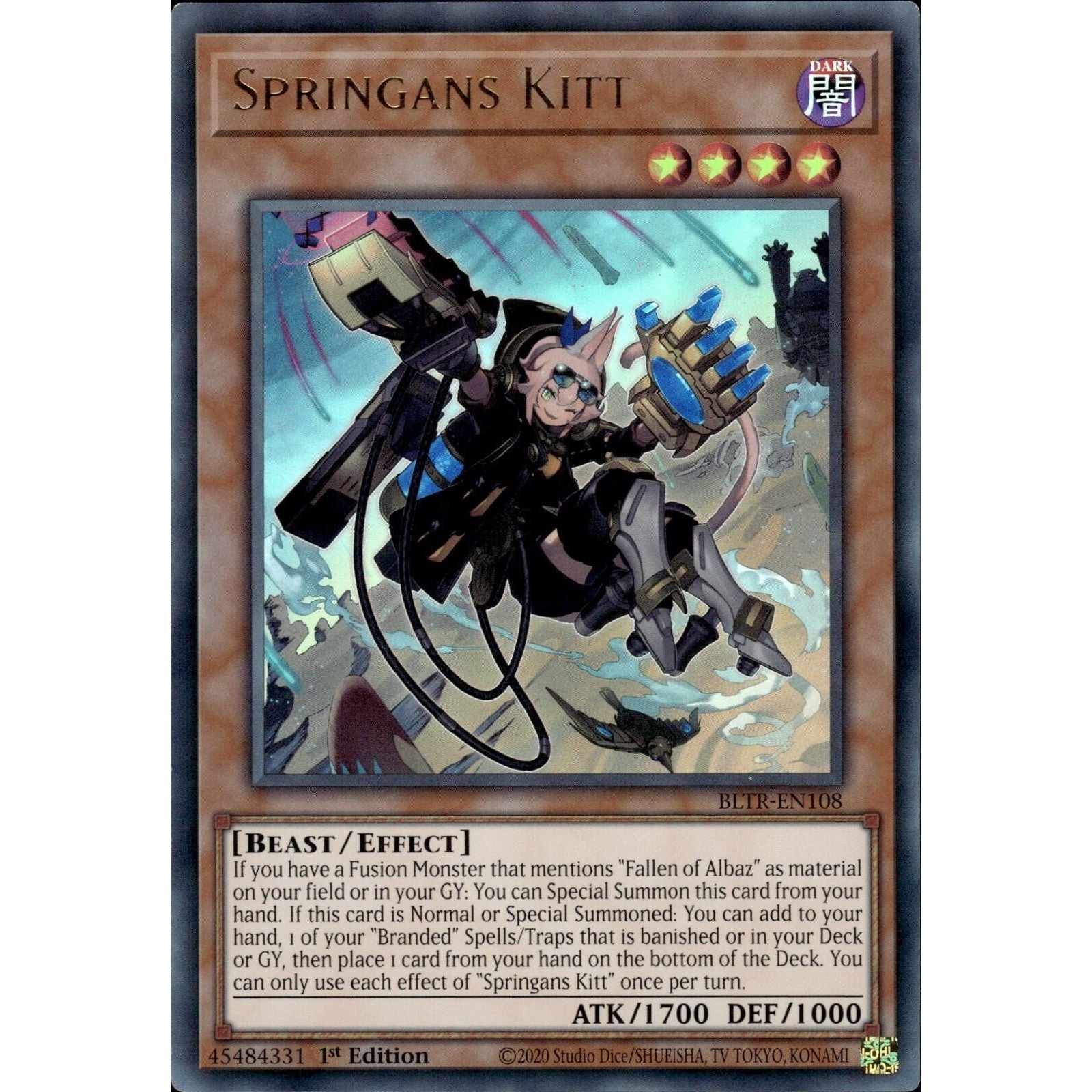 Image for Springans Kitt (BLTR-EN108) (BLTR) - YuGiOh
