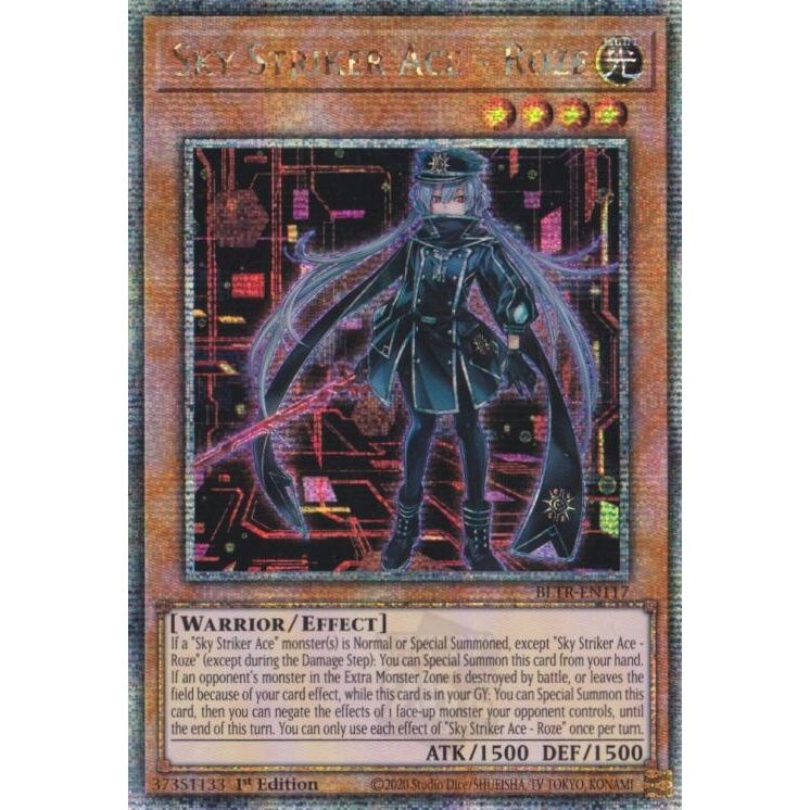 Image for Sky Striker Ace - Roze (Alternate Art) (Quarter Century Secret Rare) (BLTR-EN117) (BLTR) - YuGiOh