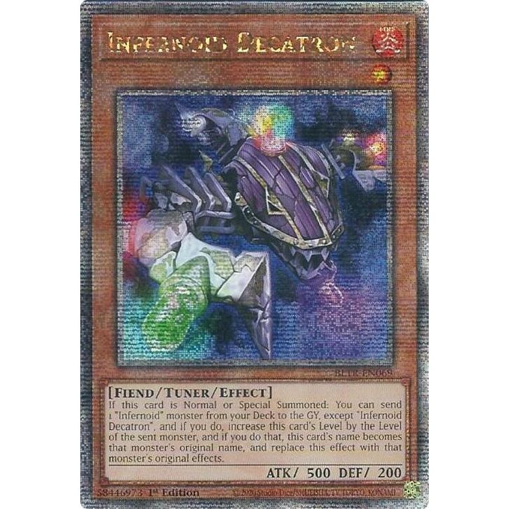 Image for Infernoid Decatron (Quarter Century Secret Rare) (BLTR-EN069) (BLTR) - YuGiOh