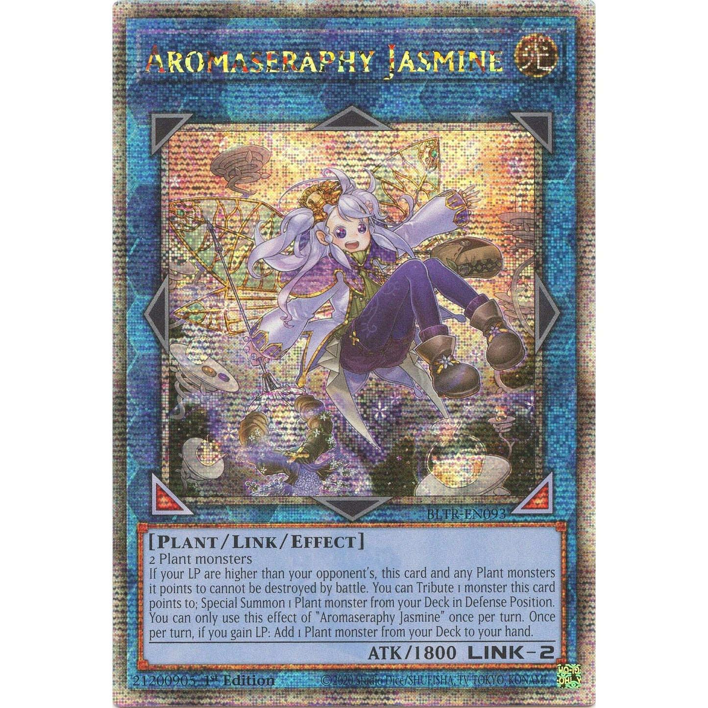 Image for Aromaseraphy Jasmine (Quarter Century Secret Rare) (BLTR-EN093) (BLTR) - YuGiOh