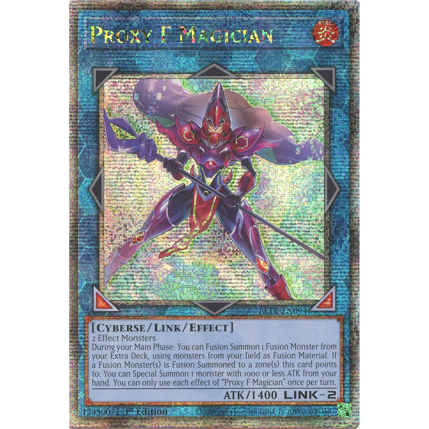 Image for Proxy F Magician (Quarter Century Secret Rare) (BLTR-EN094) (BLTR) - YuGiOh