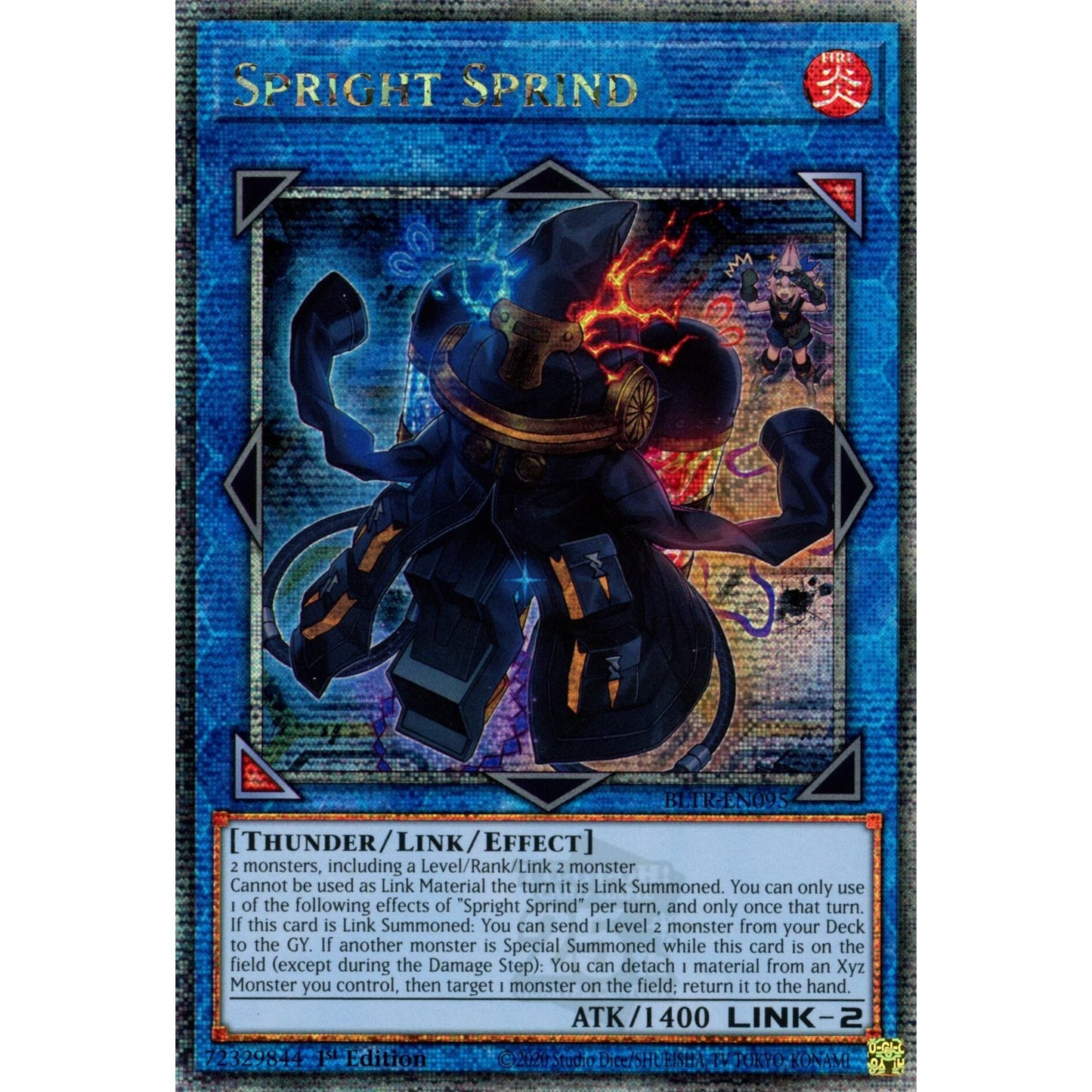 Image for Spright Sprind (Quarter Century Secret Rare) (BLTR-EN095) (BLTR) - YuGiOh