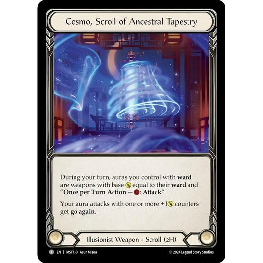 Image for Cosmo, Scroll of Ancestral Tapestry // Beckoning Mistblade (MST130 // MST003) (MST) - Flesh and Blood TCG