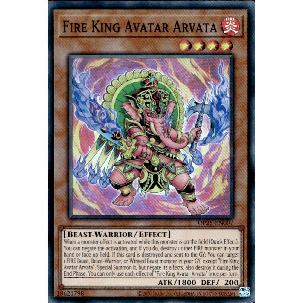 Image for Fire King Avatar Arvata (OP25-EN007) (OP25) - YuGiOh