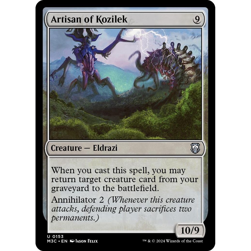Image for Artisan of Kozilek (Ripple Foil) (153) (M3C) - Magic: The Gathering