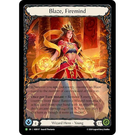Image for Blaze, Firemind - HER117 (HER117) (PR) - Flesh and Blood TCG