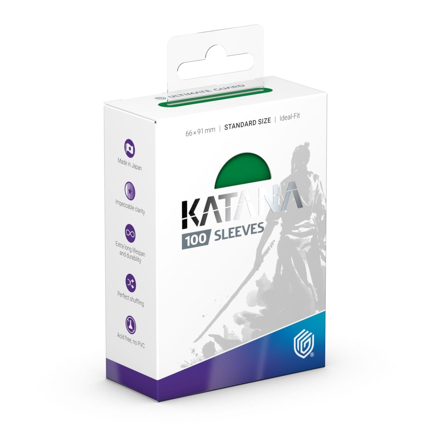 Image for Katana Standard Size Sleeves - Jade Garden (100-Pack) - Card Sleeves