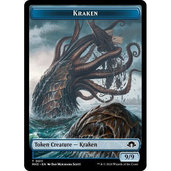 Image for Kraken Token (11) (MH3) - Magic: The Gathering