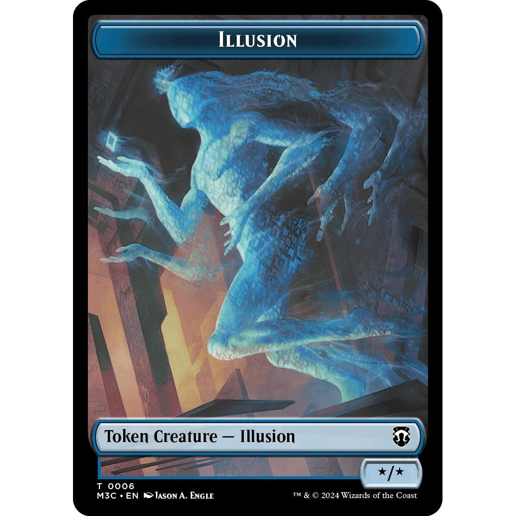 Image for Illusion (Ripple Foil) // Servo Double-Sided Token (6 // 33) (M3C) - Magic: The Gathering