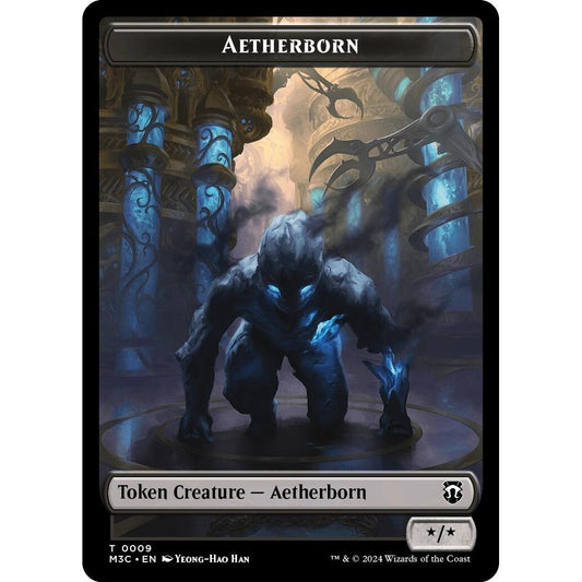 Image for Aetherborn (Ripple Foil) // Servo Double-Sided Token (9 // 33) (M3C) - Magic: The Gathering