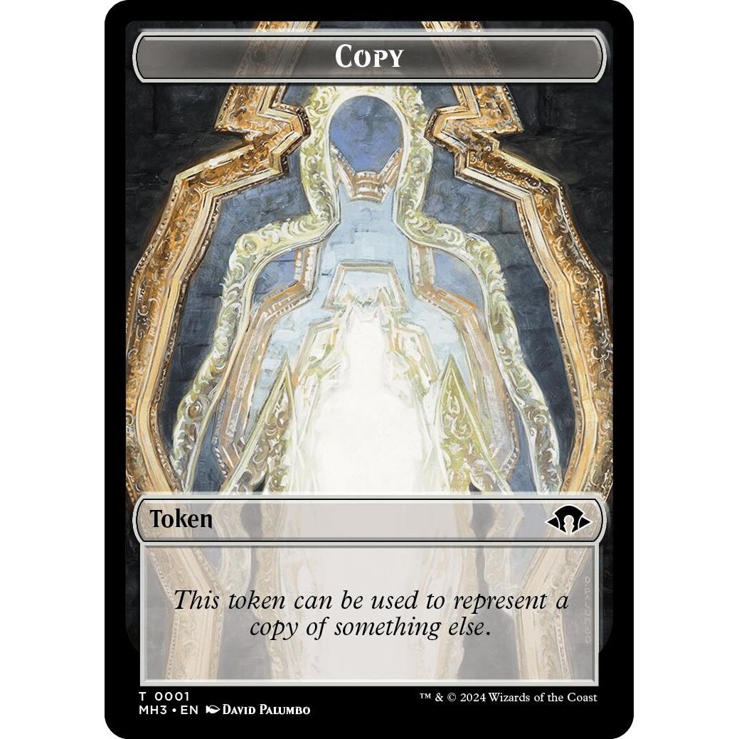 Image for Copy (Ripple Foil) // Eldrazi Angel Double-Sided Token (1 // 2) (M3C) - Magic: The Gathering